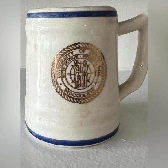 1950s Vintage University of Kentucky miniature beer stein toothpick holder EUC - Picture 1 of 10